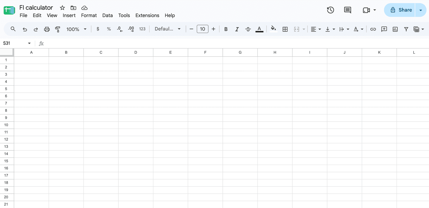 Spreadsheets